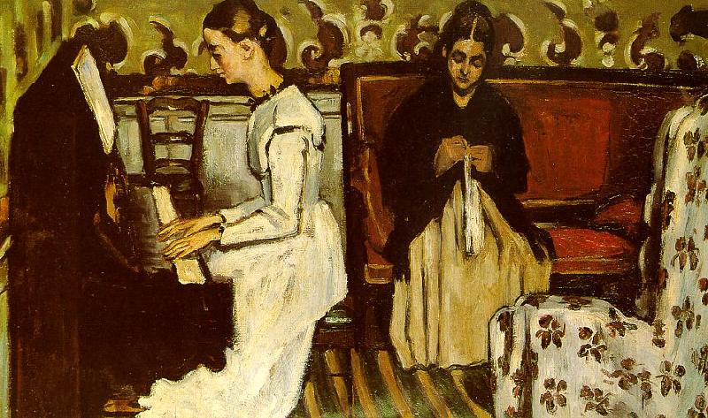 Paul Cezanne Girl at the Piano